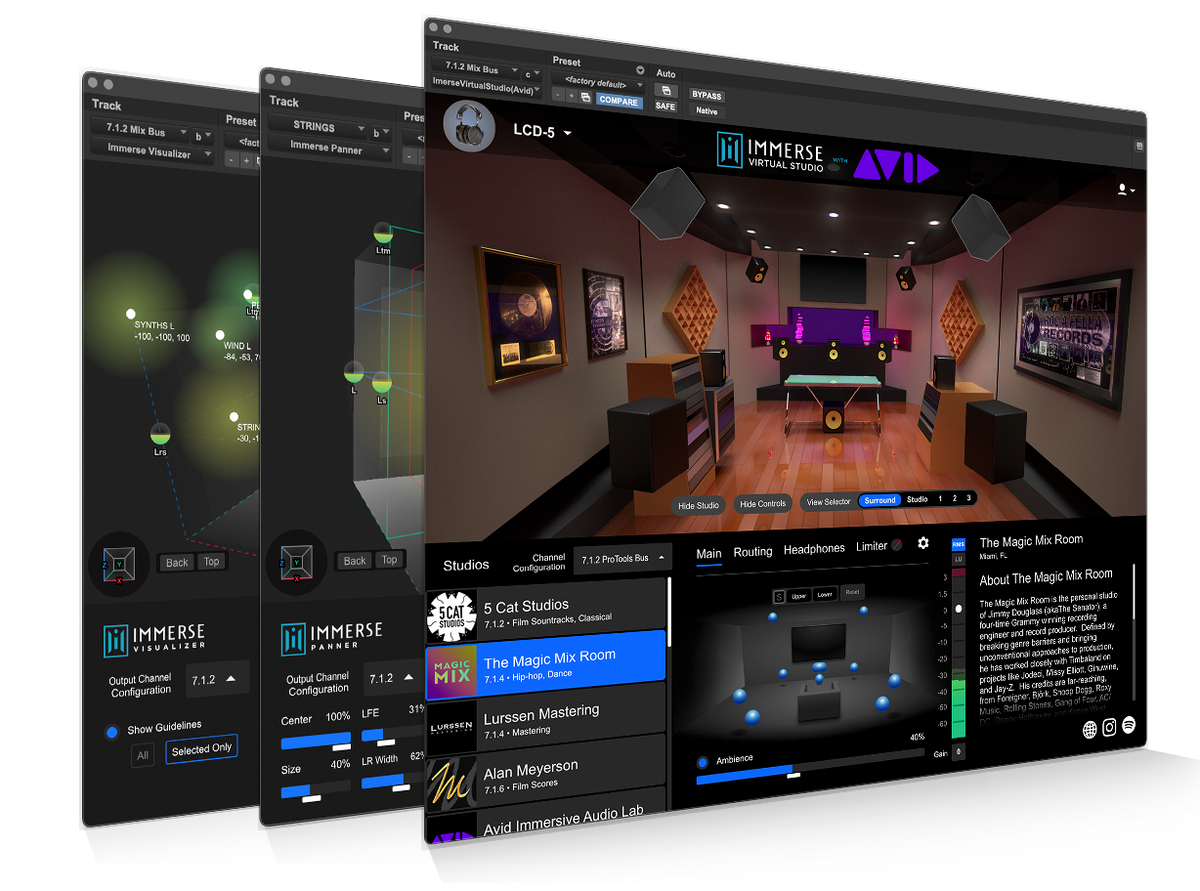 Immerse Spatial Audio Production Suite | Monthly Subscription – Embody